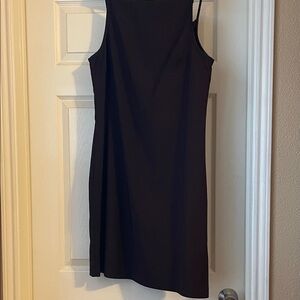 Express 13/14 maroon iridescent black spaghetti strap mini dress